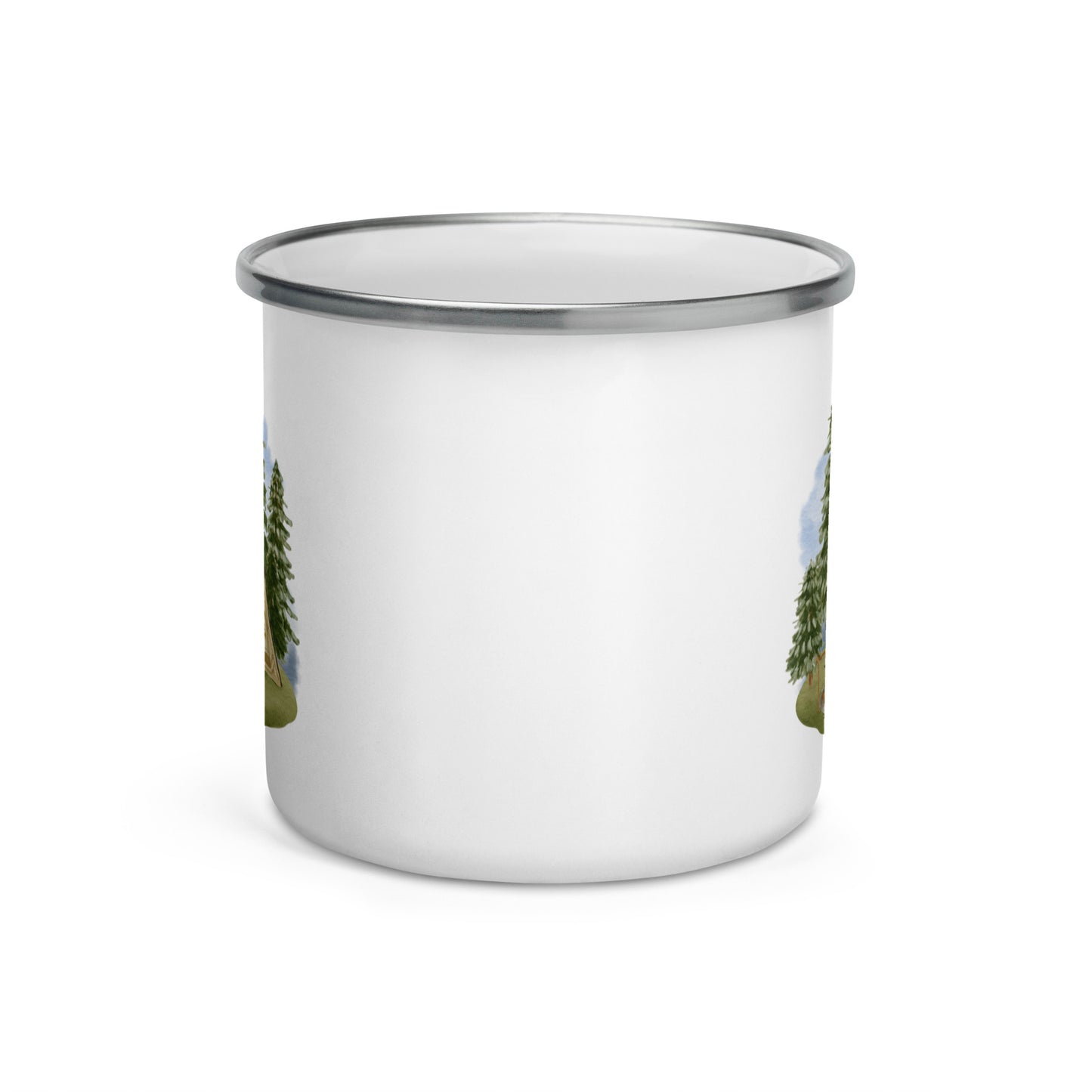 Enamel Mug 'Among the Trees'