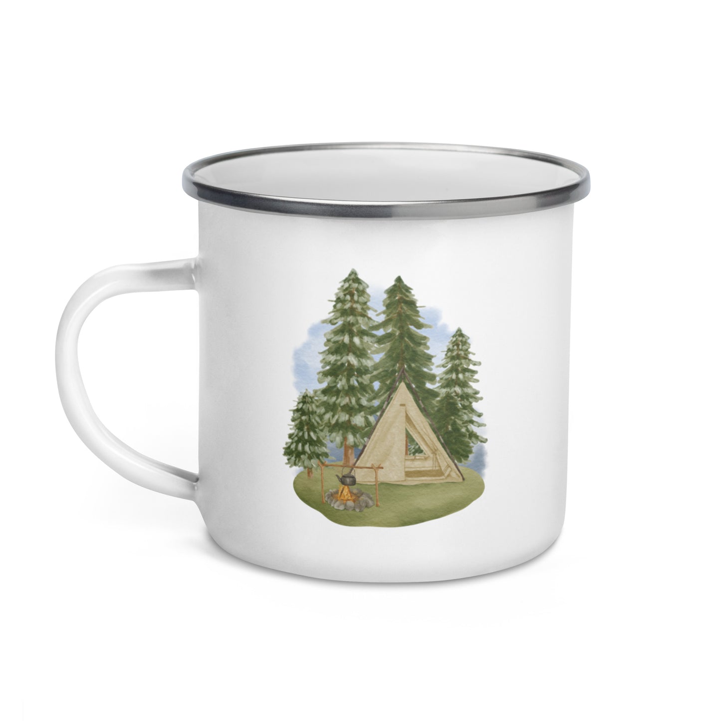 Enamel Mug 'Among the Trees'