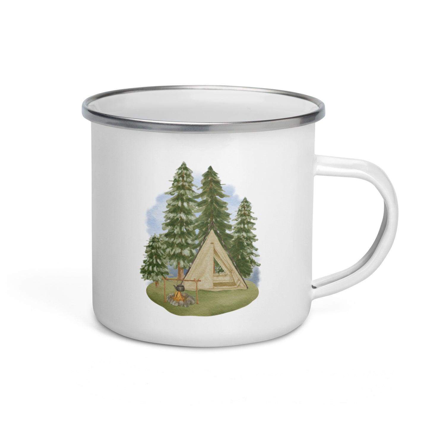 Enamel Mug 'Among the Trees'