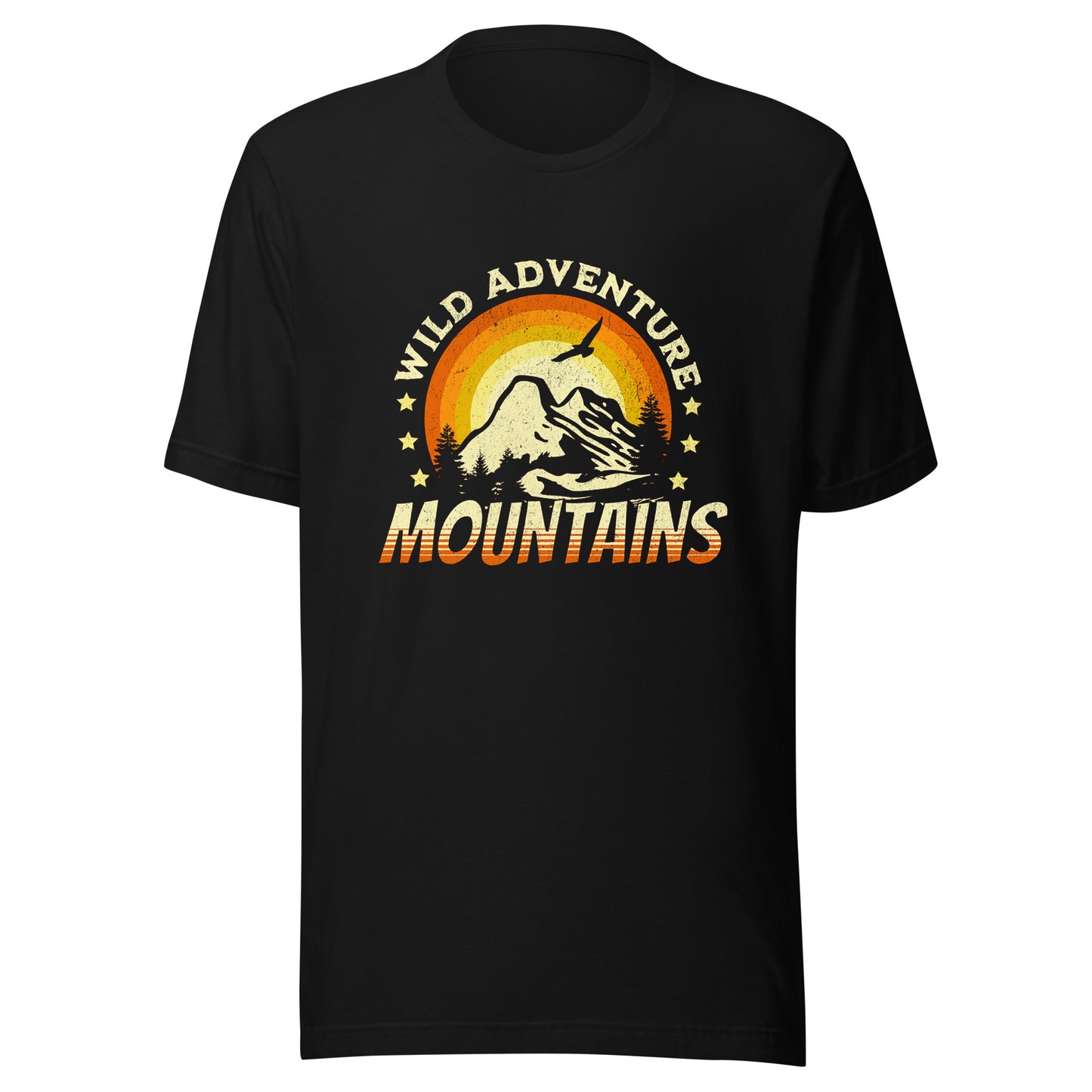 Unisex t-shirt 'Wild adventure. Mountains'