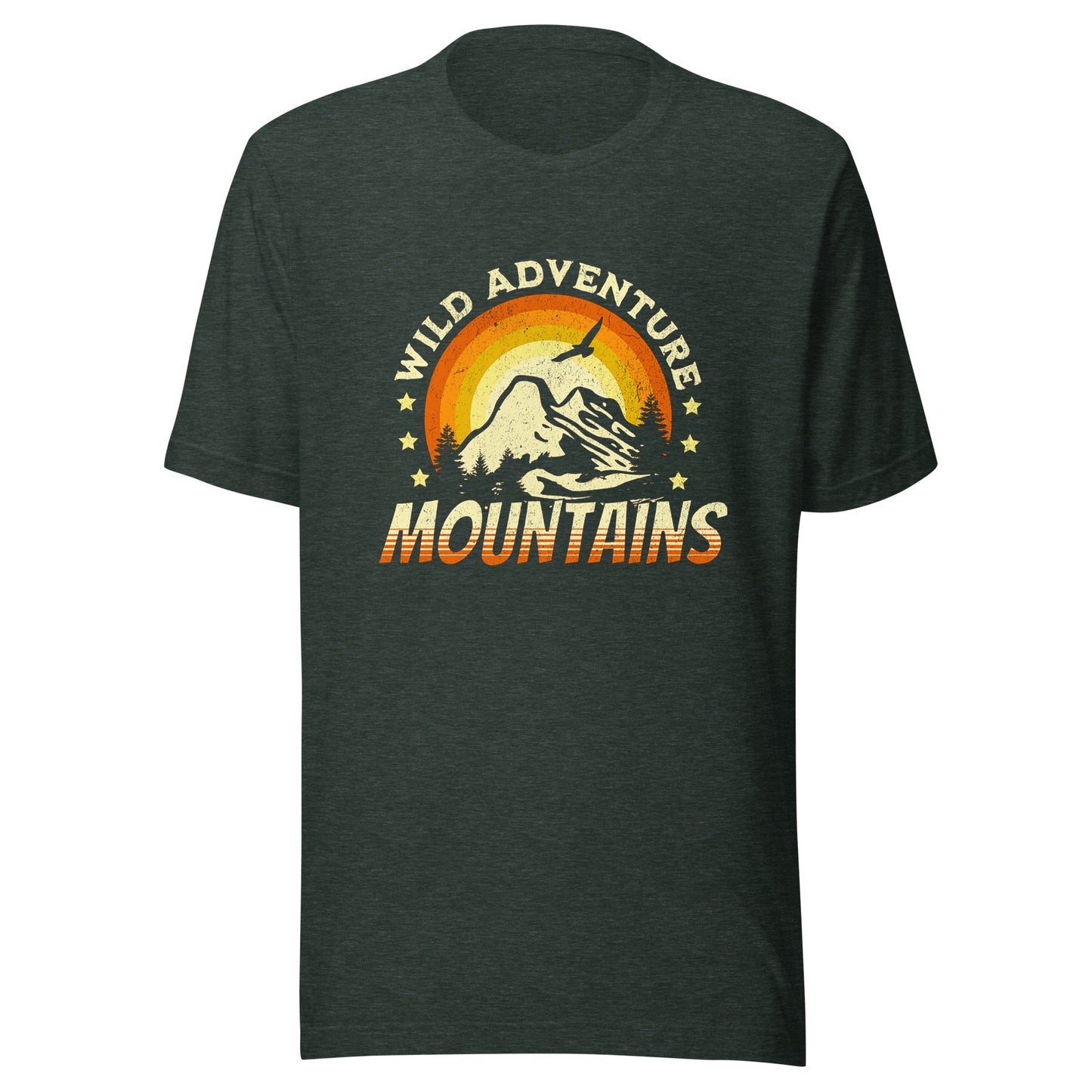 Unisex t-shirt 'Wild adventure. Mountains'