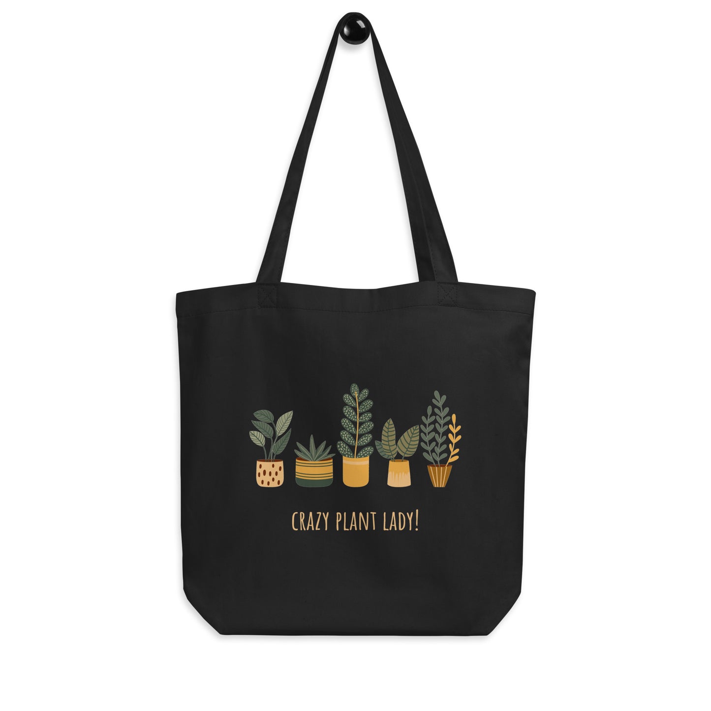 Eco Tote Bag 'Crazy plant lady'