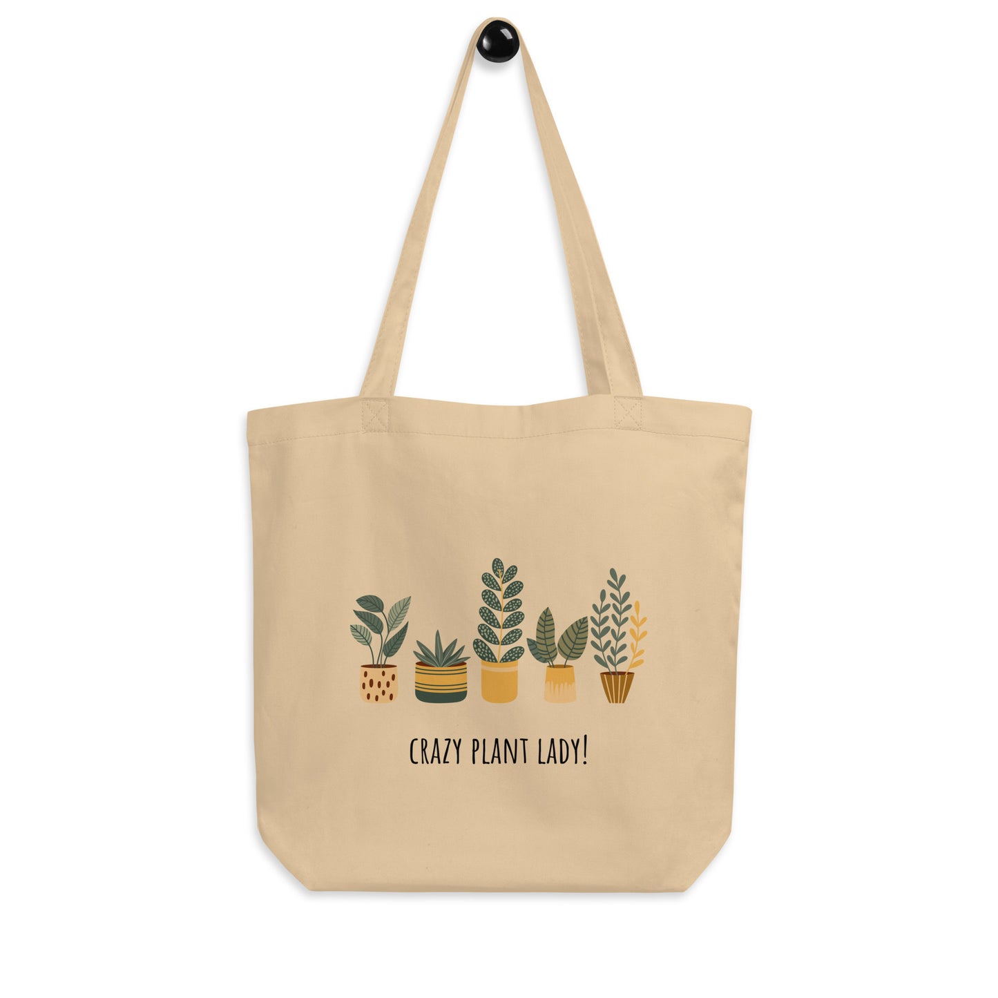 Eco Tote Bag 'Crazy plant lady'