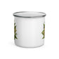 Enamel Mug 'Flower Hiker's Pack'