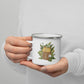 Enamel Mug 'Flower Hiker's Pack'