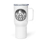 Travel mug with a handle 'Ready to hike'
