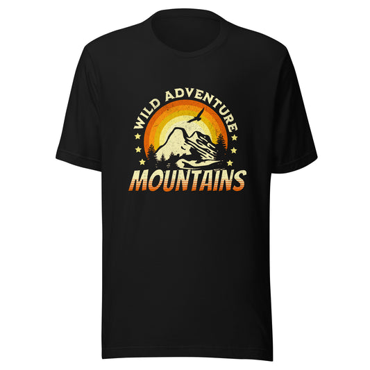Unisex t-shirt 'Wild adventure. Mountains'