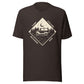 Unisex t-shirt 'Camp. Explore. Hike. Recharge'