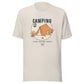 Unisex t-shirt 'Camping. Camp. Explore. Repeat'