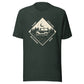 Unisex t-shirt 'Camp. Explore. Hike. Recharge'