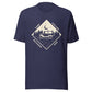 Unisex t-shirt 'Camp. Explore. Hike. Recharge'