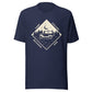 Unisex t-shirt 'Camp. Explore. Hike. Recharge'