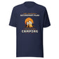 Unisex t-shirt 'Yes, I do have a retirement plan. I plan to go camping'