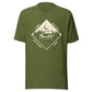 Unisex t-shirt 'Camp. Explore. Hike. Recharge'